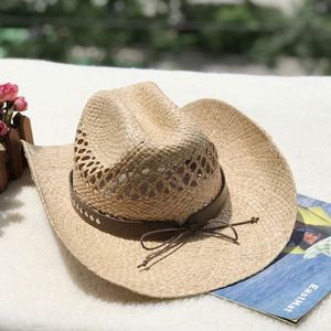 2023 Hot Selling Wholesale Brand Name Sombrero Cowboy Western <b>Straw</b> Cowboy <b>Hat</b> - Product Image 2