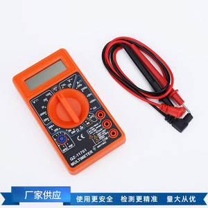 QZ-11701 มัลติมิเตอร์แบบดิจิตอล 3 หลัก 1000V DC 10A AC DC การวัดแรงดันไฟฟ้า ใช้ในบ้าน - Product Image 1