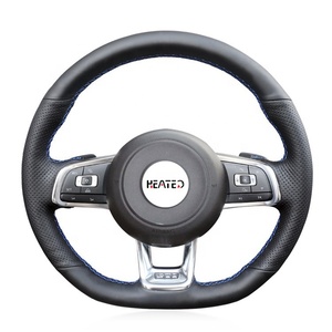 Housse de <span class=keywords><strong>volant</strong></span> pour voitures, accessoire pour Volkswagen VW Golf 7, GTI Golf R, MK7, VW Polo, GTI <span class=keywords><strong>Scirocco</strong></span>, 2015, 2016, prix de gros - Product Image 1