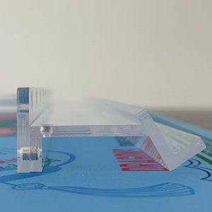 Rak Mahjong Amerika Anti-Selip dengan Penggeser Magnetik 4-Pak Rak Akrilik Transparan 20 Inci Rak Mahjong Mewah Premium Tahan Lama - Product Image 3