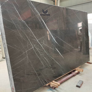 แผ่นหินอ่อนสีเทาเพียทราขัดเงากันน้ำสำหรับตกแต่งภายในห้องครัววิลล่าโรงแรมอพาร์ทเมนต์สำนักงานอาคาร - Product Image 1