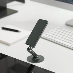 Support de téléphone portable WORKEZ 360° rotatif, pliable, flexible, étanche, en alliage, à deux niveaux, pour appareils de 1 à 5,9 pouces, pour table - Product Image 6