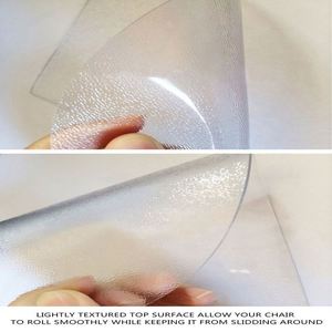 Alfombrilla Antideslizante para Debajo del Escritorio, Protector de Piso de PVC de Pelo Corto, Alfombra para Suelos Duros, Alfombrilla Rectangular para Silla de Oficina en Casa - Product Image 4