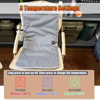 Coussin de siège chauffant rechargeable pour stade, alimenté par batterie, avec port USB – Vente en gros – Fabricant