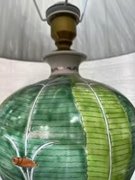 Lampe de table et vase en céramique et porcelaine Ruxi Jingdezhen, design éclaté fait main, motif chou, avec personnalisation Bok Choy antique