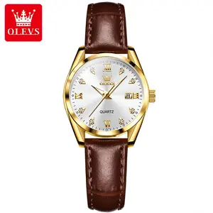 OLEVS 5522 Hot Selling Cheapest Geneva Watch Relogio Feminino Women Quartz Watch Beautiful Design Fashion Women