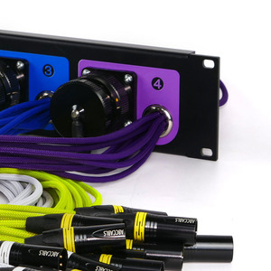 Répartiteur audio 37 ports vers 48 canaux, 4*12 canaux, distribution audio microphone/haut-parleur, boîtier <span class=keywords><strong>de</strong></span> distribution XLR - Product Image 4