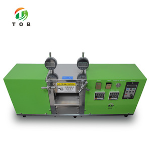 Máquina de prensa de calor de rollo rodante de laboratorio TOB para electrodo de batería de iones de litio - Product Image 1