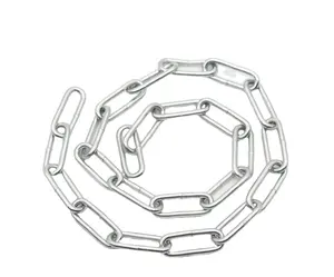 DIN763鋼亜鉛メッキリンクチェーン溶接ロングリンクチェーン