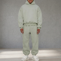 Ensemble de survêtement de luxe 2 pièces en coton polaire respirant pour homme, couleurs variées, idéal pour l'hiver (hoodie et pantalon)