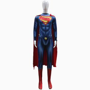 Costume da Cosplay THUNDER per Adulti e Bambini, Tuta Zentai Supereroe BAT Man of STEEL, Costume per Halloween e Feste - Product Image 5