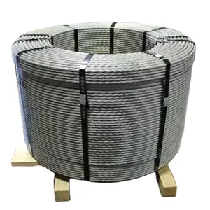 Spiral Ribbed Or Smooth Carbon Steel Wire Strand For Construction