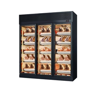 ตู้แช่แข็งแนวตั้งแบบอุณหภูมิเดียวสุดหรู พร้อมประตูกระจก 3 บาน สำหรับโชว์และจัดแสดงสินค้า เหมาะสำหรับโรงแรม ใช้เก็บเนื้อวัว - Product Image 4