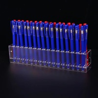Transparent Acrylique Maquillage Brosse Rack Organisateur En Plastique Transparent Porte-Stylo Crayon De Stockage Présentoir pour Bureau pour La Publicité