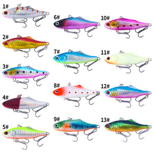 Pêche d'hiver sur glace Pêche en mer dure Isca Artificial Wobblers Metal Vibration 70mm 24g Winter VIB Bait Long Shot Sinking VIB Lure - Product Image 6