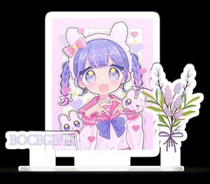 Figurine d'animation promotionnelle en acrylique transparent personnalisée, pas chère, pour décoration de bureau - Product Image 2