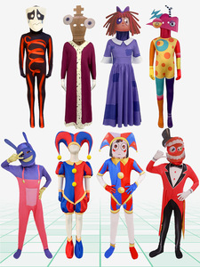 Новый Симпатичный Цифровой цирковой костюм Джокера для ТВ и кино, удивительный костюм для косплея для взрослых и детей, сценический спектакль и вечеринки - Product Image 3