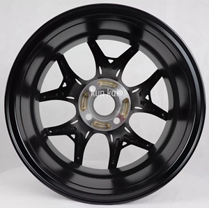Jantes de voiture en alliage d'aluminium <span class=keywords><strong>14</strong></span>-17 <span class=keywords><strong>pouces</strong></span> 4x100 5x100 <span class=keywords><strong>4x108</strong></span> 5x108 5x114.3 40mm 30mm à rayons multiples - Product Image 5