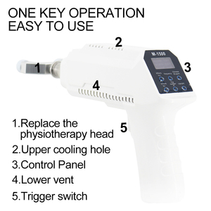 Pistol koreksi listrik 1500N 2023, instrumen tulang belakang baru yang dapat disesuaikan, alat penyesuaian <span class=keywords><strong>Chiropractic</strong></span> pijat tulang belakang - Product Image 4