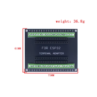 Edisi Baru Papan Breakout ESP32 untuk NodeMCU-32S Lua, Papan Pengembangan WiFi BT dengan 38Pin GPIO 1-Ke-2 Ekspansi