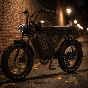 500w Lithium Battery E <b>Bike</b>-rear Hub Brushless <b>Motor</b> 7-speed Steel Frame Fat Tire Oil Disc 45km/h an Yi-1 7-speed - Product Image 5