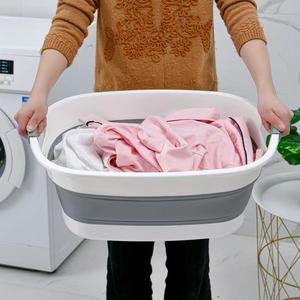 Bassin <span class=keywords><strong>pliable</strong></span> en plastique 24L pour le lavage de la vaisselle Fruits <span class=keywords><strong>Camping</strong></span> Randonnée Usage domestique en matériau PP - Product Image 3