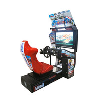 Simulateur de course automobile 3D avec garantie d'un an, machine de jeu vidéo d'arcade, simulateur de course en anglais