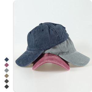 New Product Wash Water Do Old Batik European American Style <b>Duck</b> Tongue Curved Brim Baseball Hat Men's and Women's Baseball Hat - Product Image 2