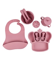 Ensemble de bijoux plaqué or Dubai Pur pour les bébés de deux ans et prix Aliments pour bébés Assiettes et bavoirs divisés en silicone Ensemble de bijoux plaqué or