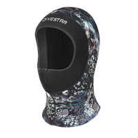 Hoodie selam neoprene DIVESTAR dengan motif camo custom, 3MM 5MM, ramah lingkungan, tahan air, termal, gaya formal, untuk semua jenis selam