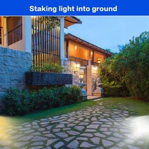 Luces Solares para Exteriores, 19 LED/2 Modos, 2 en 1, Iluminación para Jardín, IP65, Impermeables, Luces de Pared para Caminos y Patios - Product Image 4