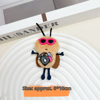 Peluche promotionnelle en tissu, motif cafard de dessin animé, créative, coquine et mignonne, cadeau idéal pour les fêtes
