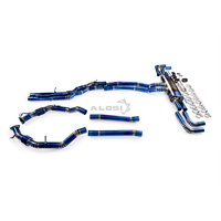 Système d'échappement Catback Valvetronic en alliage de titane pour Porsche Cayenne Turbo 4.0T 2017-2023, avec tuyau avant pour performance et course, amélioration des performances