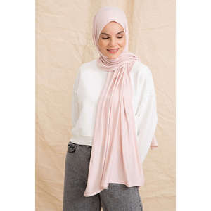 Pañuelo de Algodón Rosa Palo para Mujer, Chal Étnico de Popelina Suave al Tacto - Product Image 4