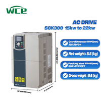 Variateur de fréquence de haute qualité 18,5 kW 380 V 25 CV, entrée 2,2 kW 3 CV, entrée triphasée 220 60 Hz, sortie 3 RS485, contrôleur de pompe à moteur AC