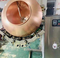 Machine automatique de revêtement de tambours en cuivre pour sucre caramélisé de 800 mm
