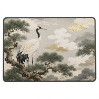 Paillasson de style chinois oriental, tapis antidérapant imprimé, tapis d'entrée, motif personnalisé
