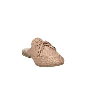 Marco Tozzi Sabot mules pour femme camel talon 1 cm taille 40 en cuir tressé à enfiler - Product Image 4