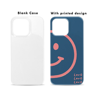 Coques de téléphone portable en PC rigide brillant vierges pour sublimation 3D personnalisées, compatibles avec les presses à chaud, en gros pour iPhone 15 Pro, 15 Pro Max, 16 Plus, 17, 14, 13, 12