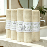 Serviette de toilette en mousseline de coton biologique personnalisable avec logo, douce, réutilisable, pour peaux sensibles, femmes, maison, salle de bain, soins de la peau