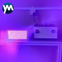 Lámpara de Curado UV LED de 600W Personalizada de Fábrica, 395nm, Alta Potencia, Refrigeración por Aire, para Impresión UV, Pegamento y Recubrimiento de Madera
