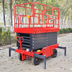 Fabrika Fiyatı 320KG <span class=keywords><strong>6m</strong></span> 8m 10m 12m 14m 16m 18m Paletli Mini Araç Kendinden Tahrikli Elektrikli Masa Hidrolik Makaslı Platform - Product Image 6