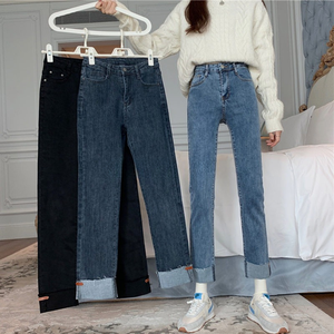 <span class=keywords><strong>Jeans</strong></span> da Donna Stile Boyfriend Retro Lavato, Vestibilità Larga, Vita Alta/Bassa, Casual, <span class=keywords><strong>Slim</strong></span> Fit, Modello <span class=keywords><strong>Mom</strong></span> - Product Image 4