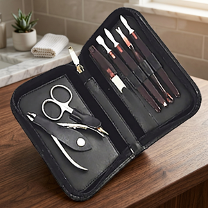ASAP Professional Stainless Steel Nail <b>Kit</b> 5-in-1 Nail Clipper Portable Classic <b>Manicure</b> Pedicure Set Gift Box for Adult Nails - Product Image 5