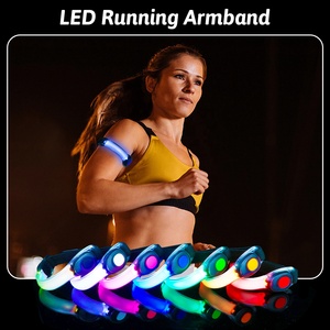 Khả năng hiển thị cao ánh sáng lên ban nhạc phát sáng trong bóng tối phản chiếu chạy bánh dẫn băng tay - Product Image 3