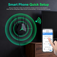 Extensor de Red Wifi de Largo Alcance para Interiores, 1200Mbps, 2.4GHz, 5G, Amplificador de Señal Inalámbrica, Repetidor Wifi, Router AP, Compatible con LAN