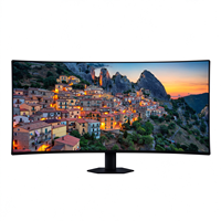 Nouvel écran d'ordinateur LED HDR VA noir 4K60Hz de 34 pouces, temps de réponse de 5 ms, hauteur réglable, support rotatif, double port DP/
