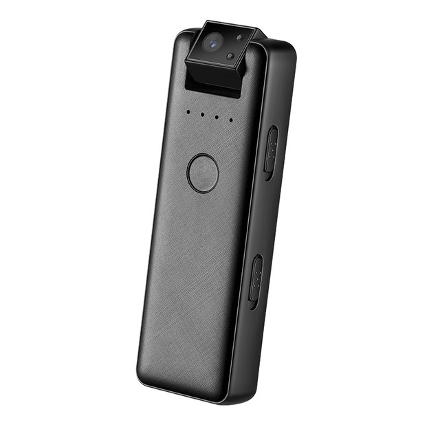 Body Camera with 180 Rotational Strong Clip with Audio Video and IR Night Vision and Wearable Bodycam