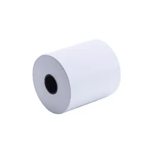 57x50 papel térmico caja registradora papel de impresión 80x80 80x60 0/50/40mm rollo de papel blanco único de alta calidad