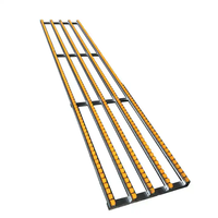 Rail de circulation industriel en PVC et aluminium de bonne qualité avec roues en plastique pour système d'étagères coulissantes – Nouveau rail de circulation pour palettes